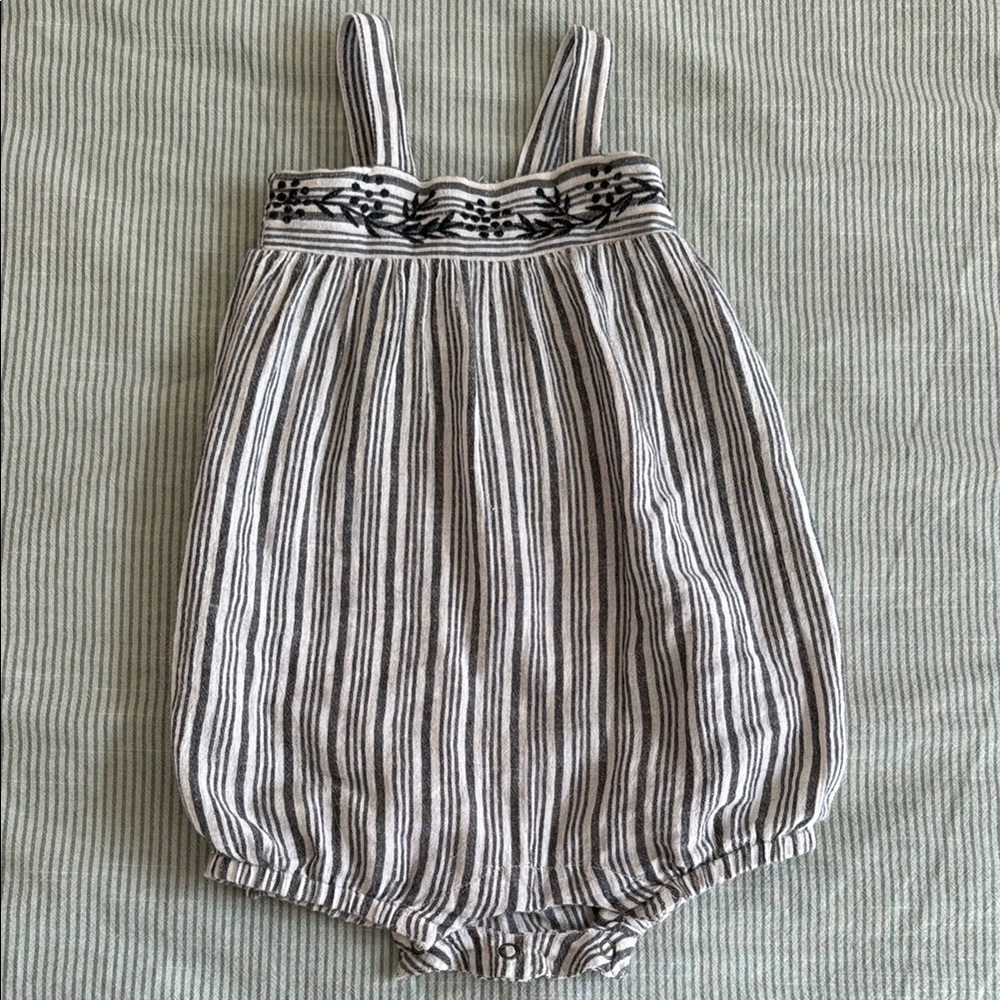 Striped Baby Romper